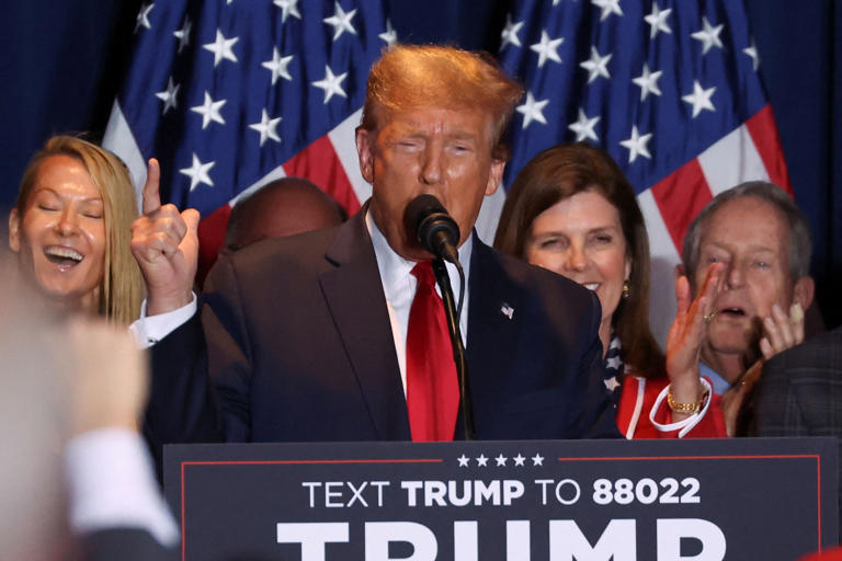 Trump sweeps South Carolina primary and gets within touching distance