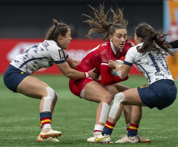 canada women open day 2 of vancouver rugby sevens with win to book quarterfinal spot