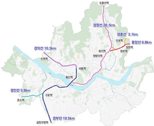 서울시, 지상철도 지하화·상부개발로 공간재편…구상안 착수