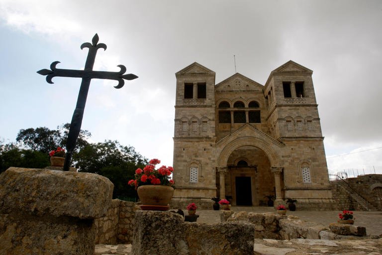 The Church of the Transfiguration, where the story in Mark's Gospel is believed to have occurred. REUTERS/Baz Ratner