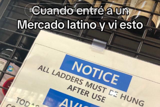 latina que vive en ee. uu. mostró el anuncio en español que más la confundió al llegar