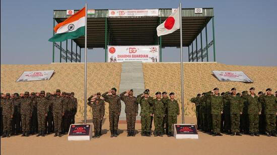 ‘Dharma Guardian’ is an annual exercise held alternately in India and Japan