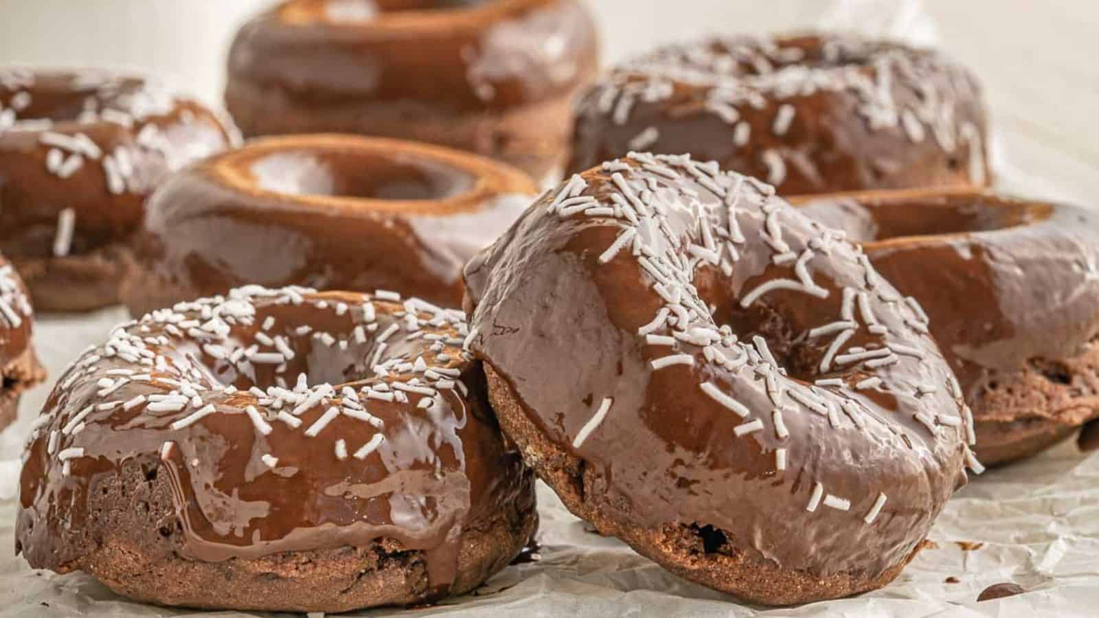 <p>Vegan and craving something sweet? Look no further than our vegan chocolate doughnuts! With their rich chocolate flavor and soft, fluffy texture, they’re a dream come true for chocolate lovers. They’re baked, not fried, so you can indulge guilt-free. You’ll wonder why you haven’t tried them sooner!<br><strong>Get the Recipe: </strong><a href="https://twocityvegans.com/vegan-chocolate-doughnuts/?utm_source=msn&utm_medium=page&utm_campaign=msn">Vegan Chocolate Doughnuts</a></p> <div class="remoji_bar">          <div class="remoji_error_bar">   Error happened.   </div>  </div> <p>The post <a href="https://fooddrinklife.com/slap-your-face-for-not-trying/">Sweet dreams are made of these 25 dessert recipes you'll slap your face for not trying</a> appeared first on <a href="https://fooddrinklife.com">Food Drink Life</a>.</p>