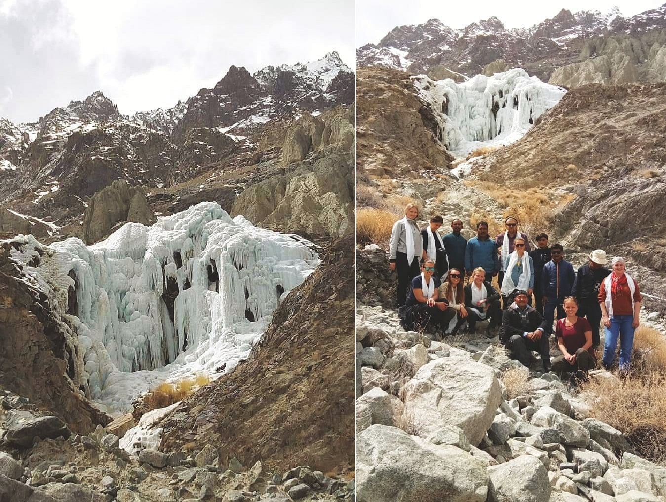 ladakh is future-proofing against climate change with ice stupas—less snow, melting glaciers