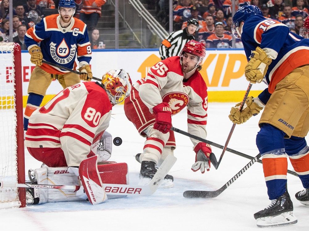 Flames Snap Losing Skid Against Arch-rival Oilers