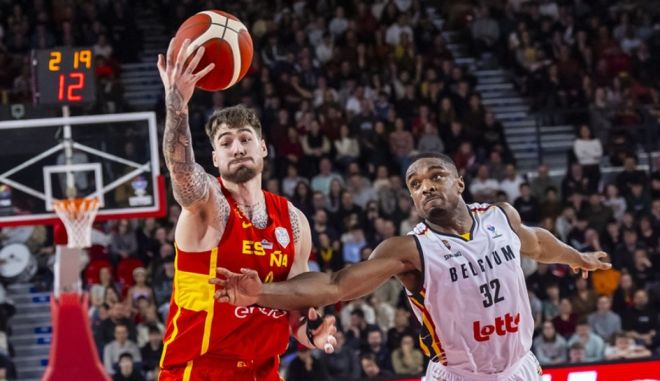 προκριματικά eurobasket 2025: τραγική εκκίνηση από την ισπανία, έχασε και από το βέλγιο