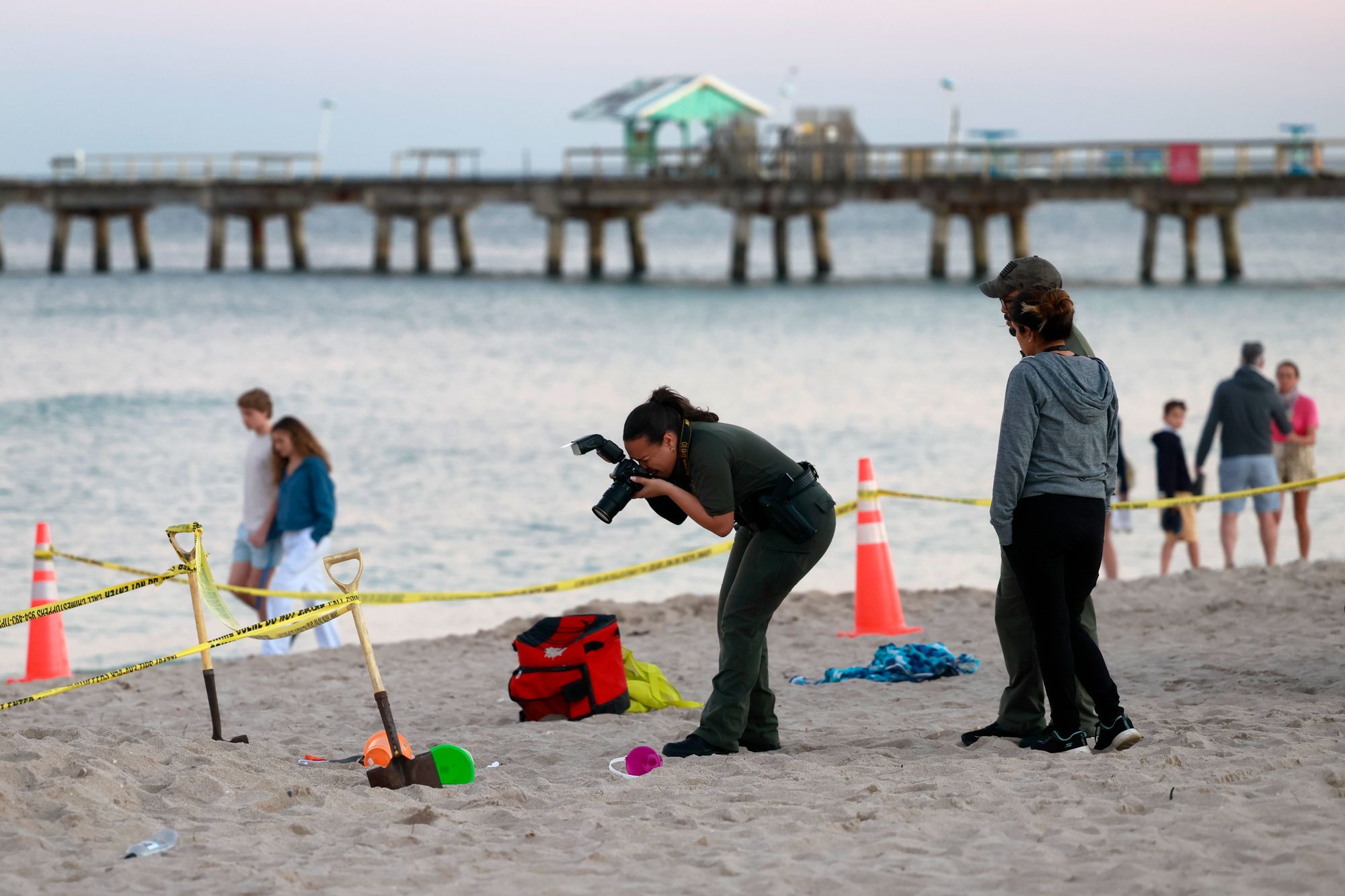 family pay tribute to ‘perfect’ girl, seven, buried alive while digging sand hole on florida beach