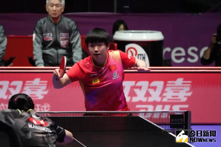 ▲孫穎莎是目前中國桌球女子運動員中奧運出戰資格最穩的選手。（圖／特派記者陳云茹攝）