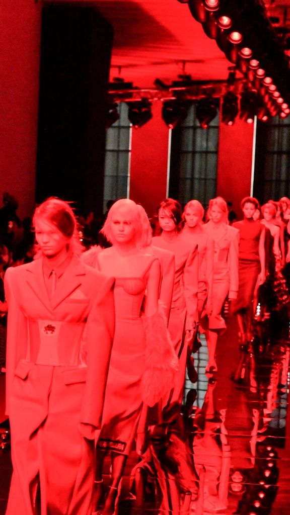 sportmax explores 80s music icons at milan fashion week 2024