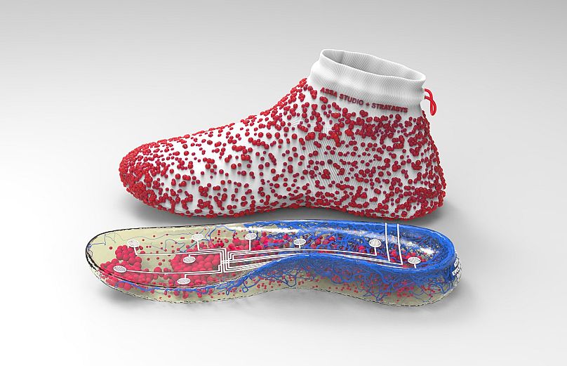 ces chaussures futuristes imprimées en 3d s'adaptent à vos pieds