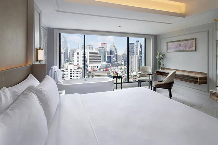 2024曼谷新飯店推薦Top5！LHMH斥資20億打造「素里翁格蘭德」百萬夜景很值得一住！
