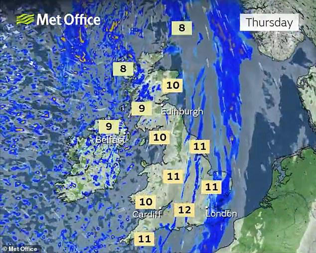 Uk Weather Map Shows Where Heavy Downpours Will Drench With Up To Two