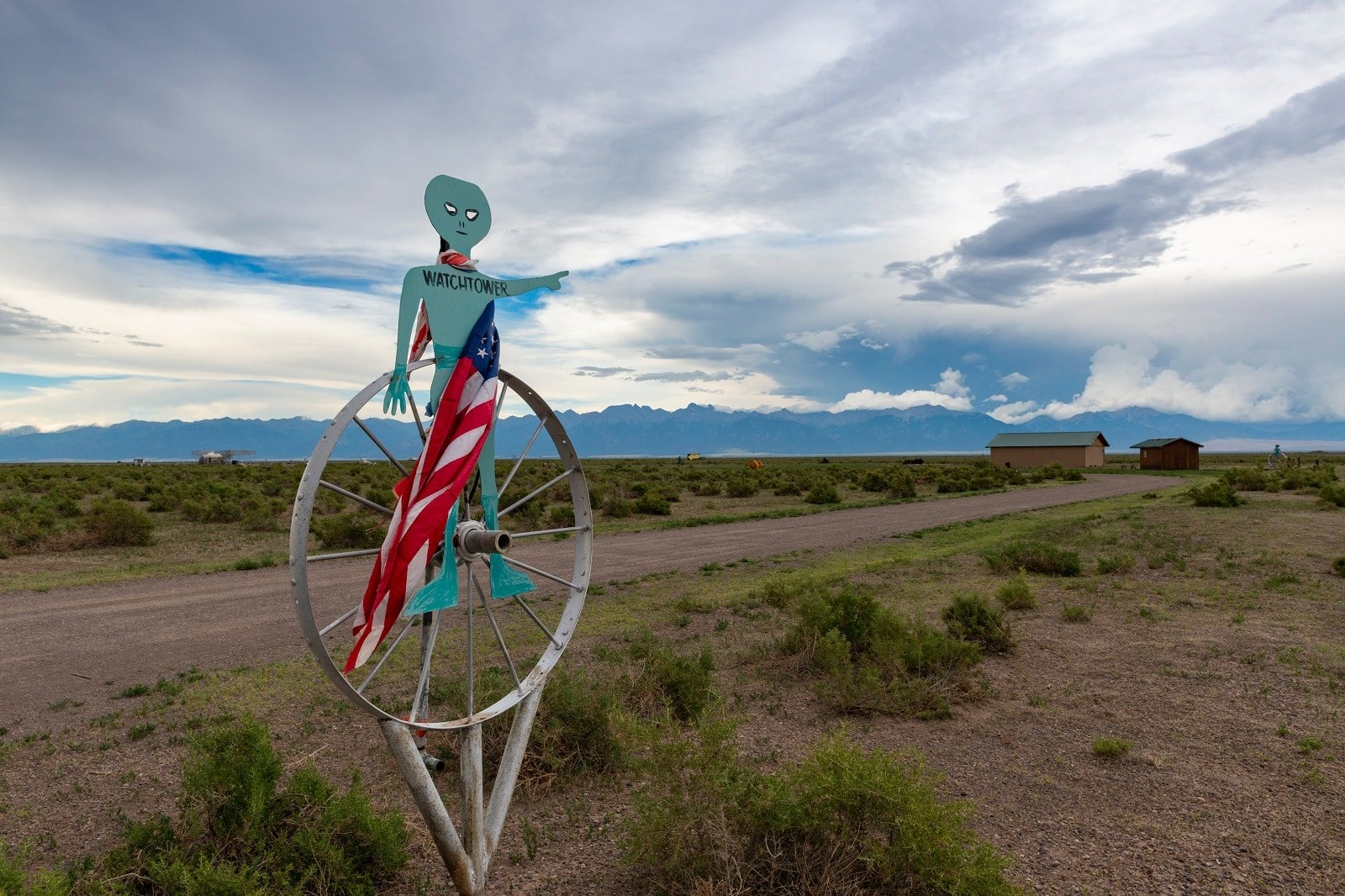 <p><span>The UFO Watchtower in Hooper, Colorado, offers a unique experience for those intrigued by the unknown. This observation platform and garden, adorned with alien-themed sculptures and a designated “vortex” area, provide a panoramic view of the San Luis Valley, known for its high number of UFO sightings.</span></p> <p><span>The site has become a gathering place for UFO enthusiasts and curious travelers. Camping is available, allowing visitors to stargaze and perhaps catch a glimpse of something unexplained.</span></p> <p><b>Insider’s Tip: </b><span>Camp overnight for a chance to stargaze and maybe spot a UFO.</span></p> <p><b>When To Travel: </b><span>Summer offers the best chance for clear skies and UFO events.</span></p> <p><b>How To Get There: </b><span>Located off Highway 17 in the San Luis Valley.</span></p>