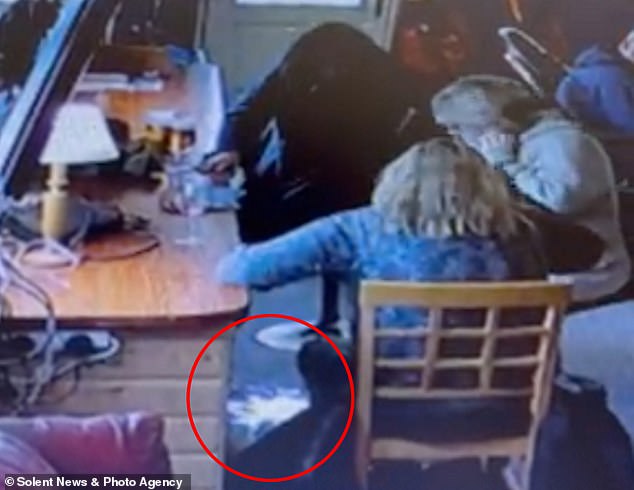 stay off the spirits! spooky moment pints of beer slide off a bar by themselves as manager questions if her country pub is haunted