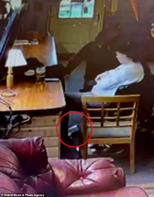 stay off the spirits! spooky moment pints of beer slide off a bar by themselves as manager questions if her country pub is haunted