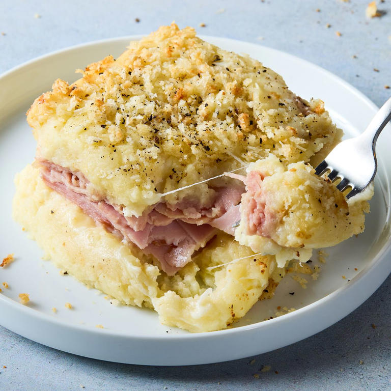 Cheesy Mashed Potato And Ham Bake Will Trump All Other Casseroles