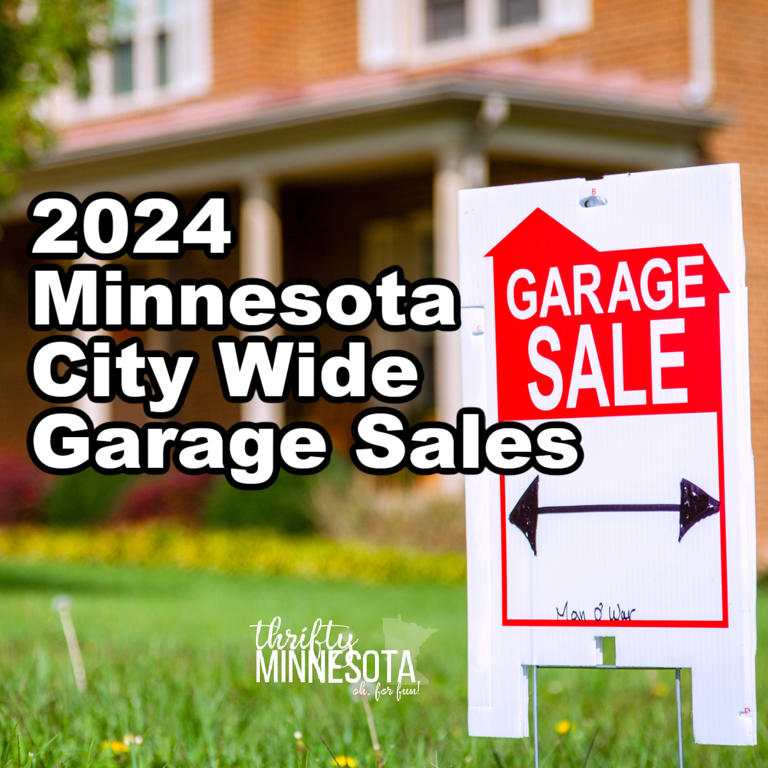 2024 Minnesota City Wide Garage Sales List