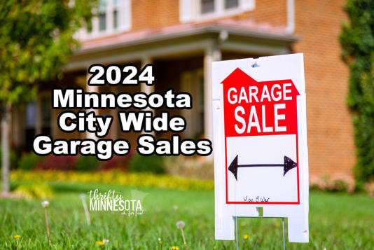 2024 Minnesota City Wide Garage Sales List 9941