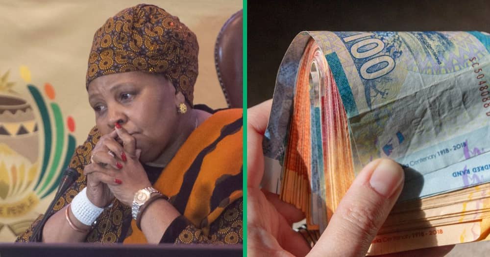 nosiviwe mapisa-nqakula gave parliament's secretary a pay increase all on her own