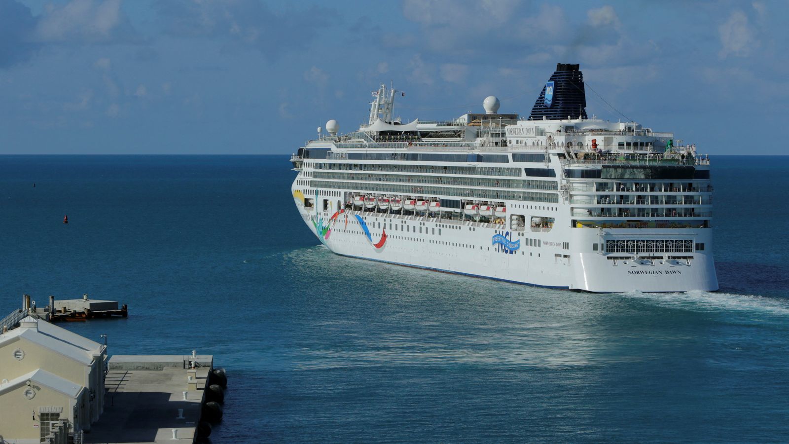 cruise ship blocked from docking in mauritius over 'health risks'