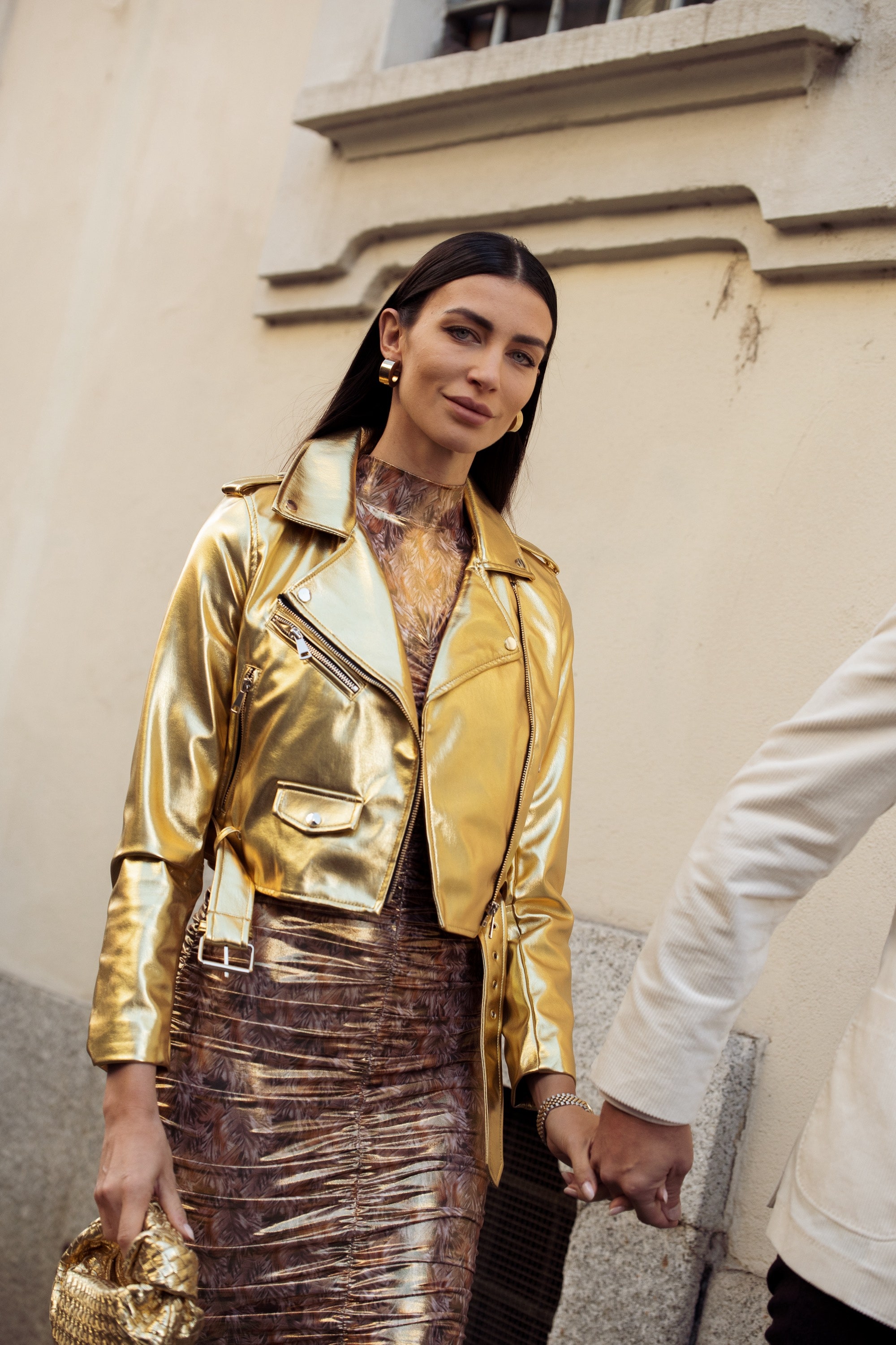street style en la semana de la moda de milán