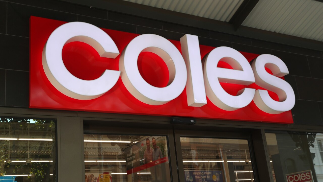 coles reports 8.4 per cent fall in half year profit