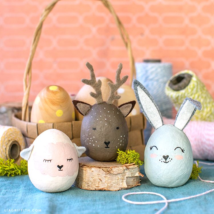 <p>Kids will love painting these adorable eggs to look like bunnies, deer, and sheep. Use cotton spun eggs for a textured effect. </p><p><strong>See more at <a href="https://go.redirectingat.com?id=74968X1553576&url=https%3A%2F%2Fliagriffith.com%2Fpainted-animal-easter-eggs%2F&sref=https%3A%2F%2Fwww.thepioneerwoman.com%2Fholidays-celebrations%2Fg38844513%2Fegg-painting-techniques%2F">Lia Griffith</a>. </strong> </p>