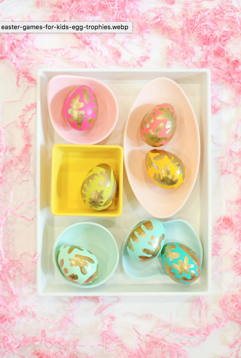 <p>Bring a touch of modern glamor to your Easter eggs with gold paint or a gold paint marker. These flowy, Matisse-inspired patterns are so gorgeous!</p><p><strong>Get the tutorial at <a href="https://lovelyindeed.com/modern-gold-painted-easter-eggs/">Lovely Indeed</a>. </strong></p>