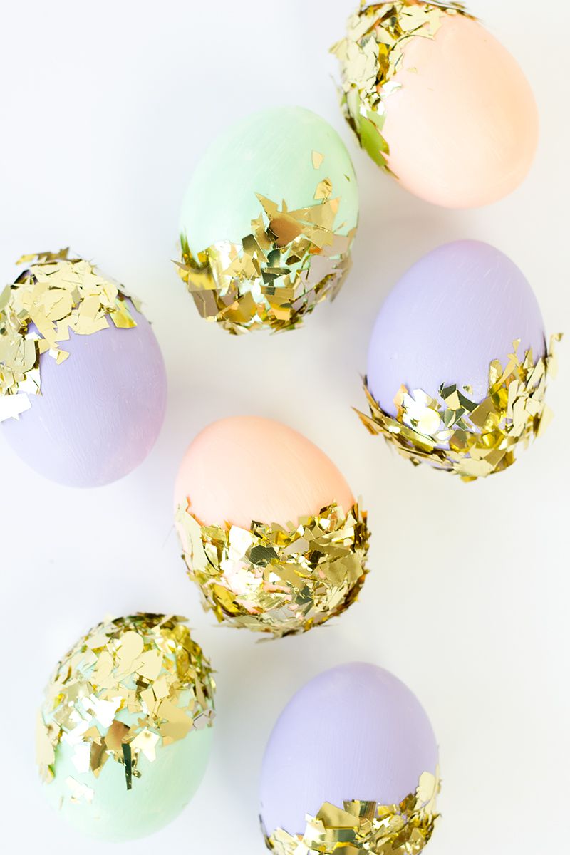 <p>Dip these painted pastel Easter eggs into Mod Podge followed by gold foil confetti for a glam finishing touch. </p><p><strong>See more at <a href="https://studiodiy.com/diy-confetti-dipped-easter-eggs/">Studio DIY!</a>.</strong></p><p><strong><a class="body-btn-link" href="https://go.redirectingat.com?id=74968X1553576&url=https%3A%2F%2Fwww.walmart.com%2Fsearch%3Fq%3Dconfetti&sref=https%3A%2F%2Fwww.thepioneerwoman.com%2Fholidays-celebrations%2Fg38844513%2Fegg-painting-techniques%2F">Shop Now</a></strong></p>