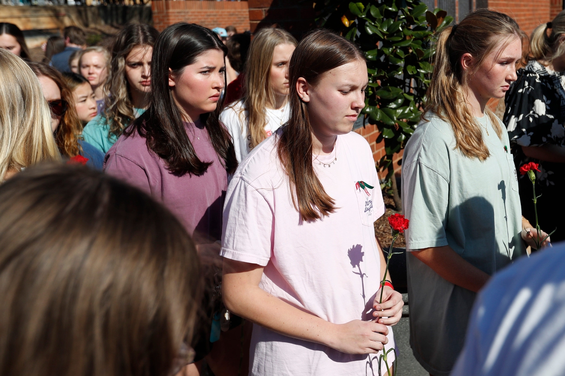 University Of Georgia Students Students Hold Vigil To Remember Murdered ...