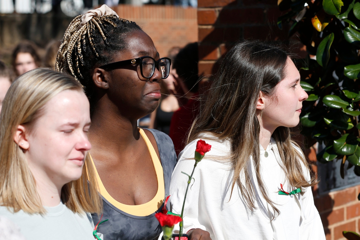 University Of Georgia Students Students Hold Vigil To Remember Murdered ...