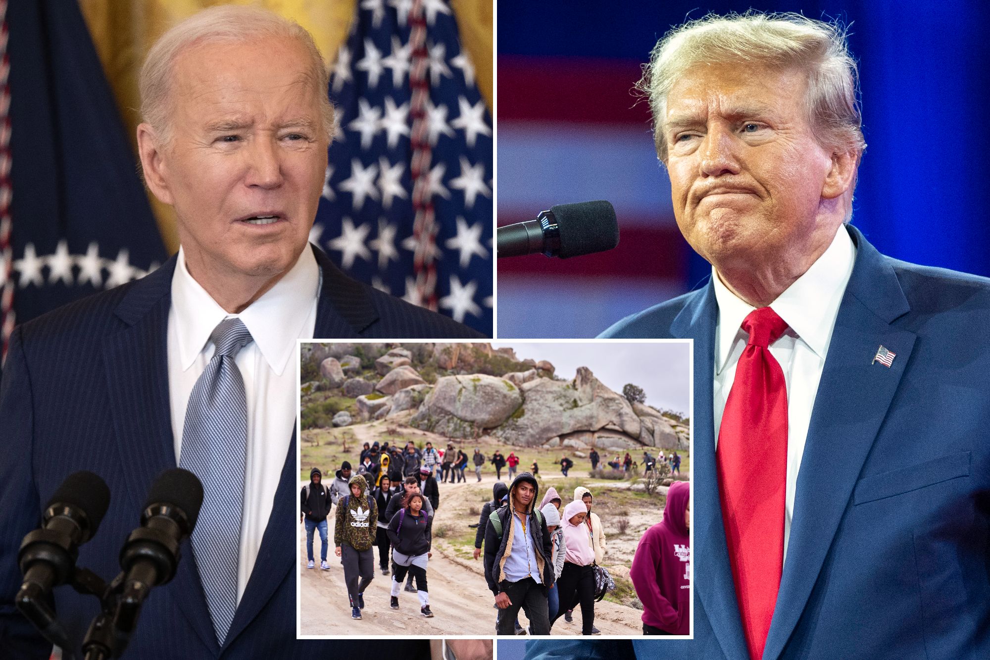 Biden, Trump Book Dueling Border Visits For Thursday As Migrant Crisis ...