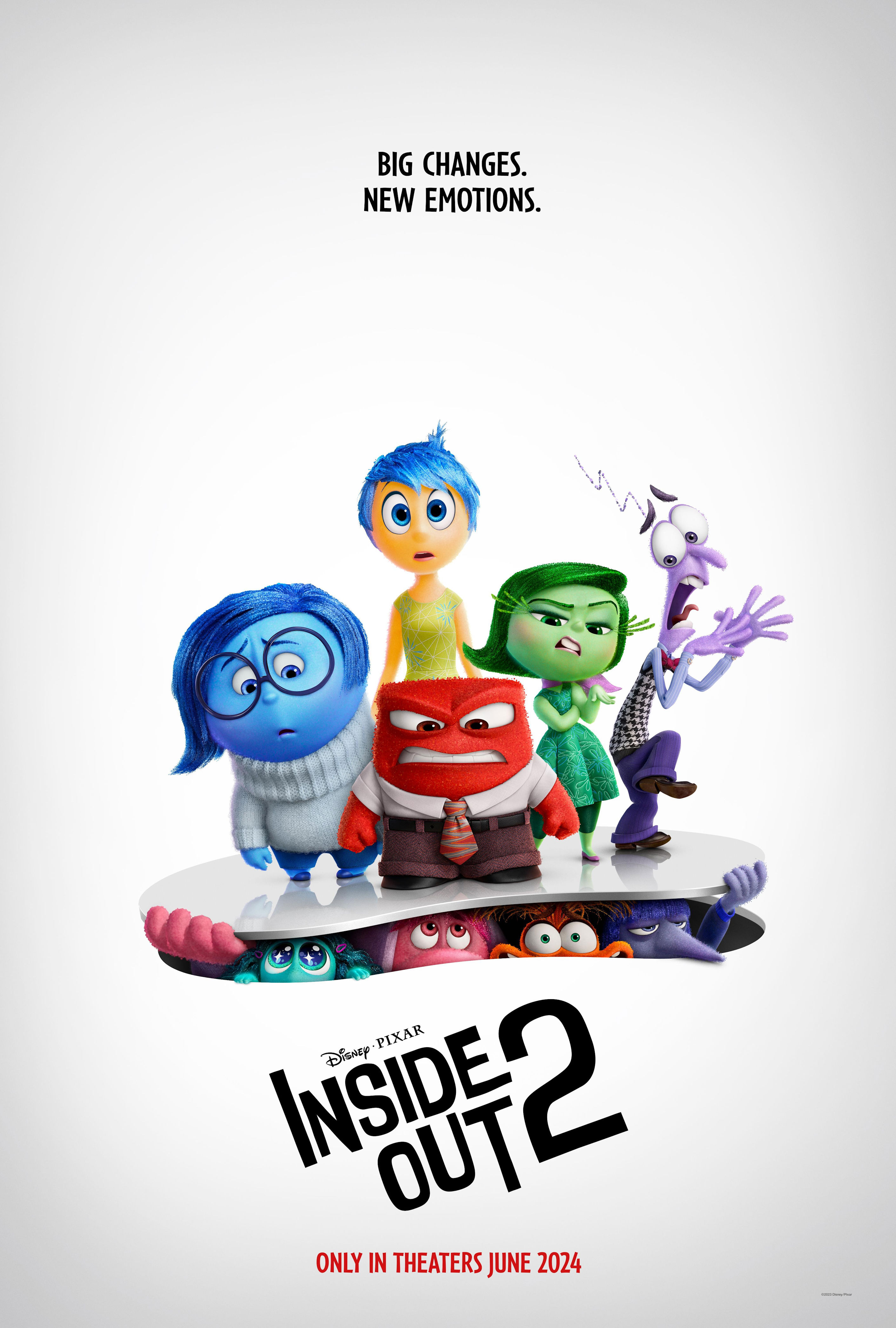 Like all Pixar sequels, <em>Inside Out 2</em> has evolved with its main character Riley as she grows into a teenager. But that means there's a new emotion in town — Anxiety — and she's not going anywhere (don't I know it). This summer movie promises to be just as colorful and emotional as the first one, and I can't wait to cry in my chair at the theater. Watch the Inside Out 2 trailer <strong>here</strong>. <em>Inside Out 2 hits theaters June 14, 2024 and stars Lewis Black, Tony Hale, Maya Hawke, Liza Lapira, Diane Lane Amy Poehler, and Phyllis Smith.</em>
