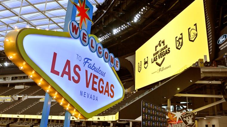 nrl las vegas: why are the goalposts yellow?