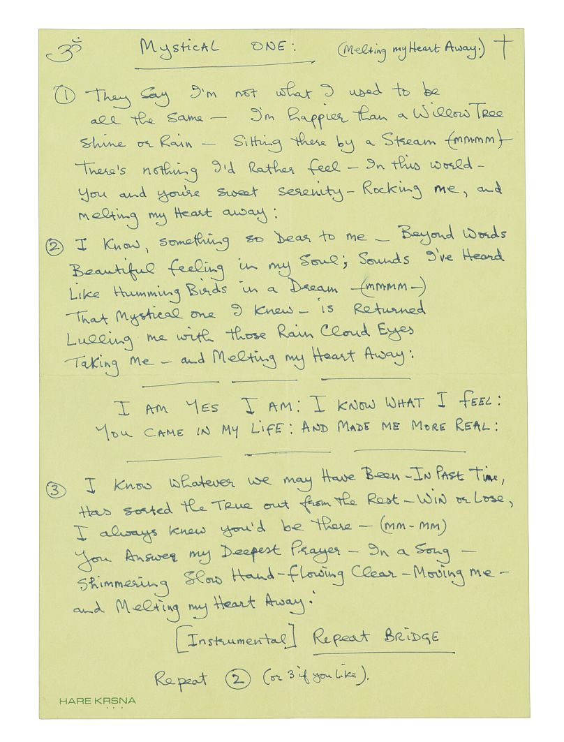 musicians’ muse pattie boyd auctions love letters from eric clapton and george harrison