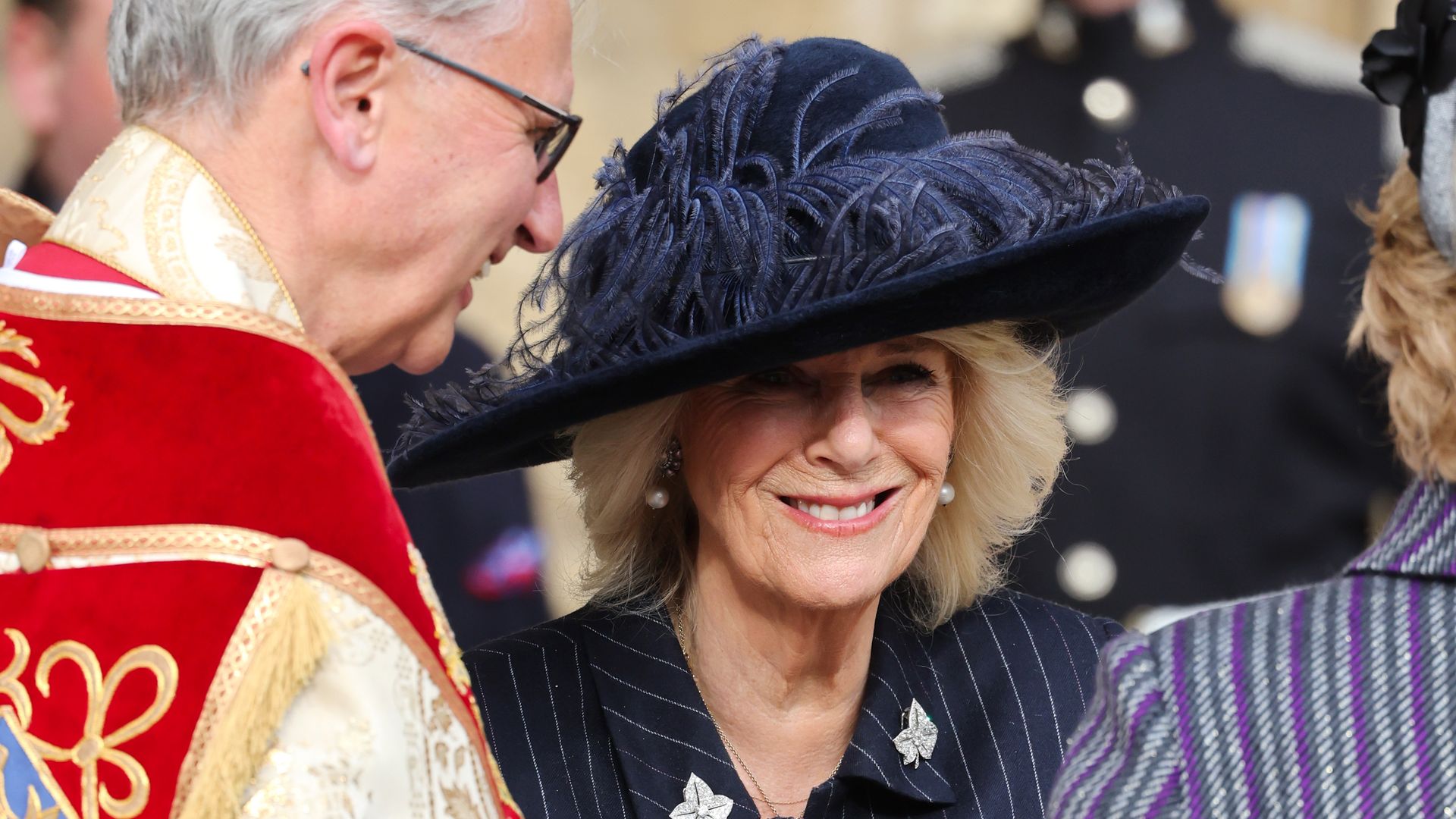 Queen Camilla steps in for King Charles as Prince William drops out of