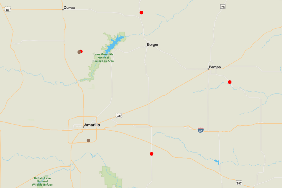 Texas Fire Map Update As Multiple Panhandle Blazes Break Out   BB1iXWjM.img