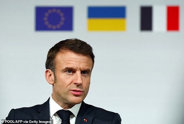 kremlin warns of 'inevitable' war between russia and nato if european members send troops to ukraine after french president macron warned the west has not 'ruled' out putting boots on the ground
