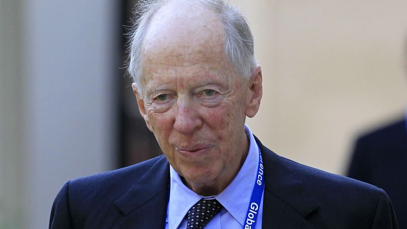 jacob rothschild, financier from family banking dynasty, dies at 87
