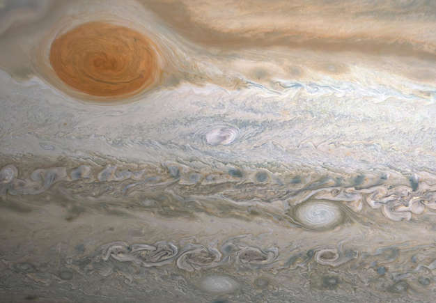 Jupiter’s signature red storm was caught in a new way