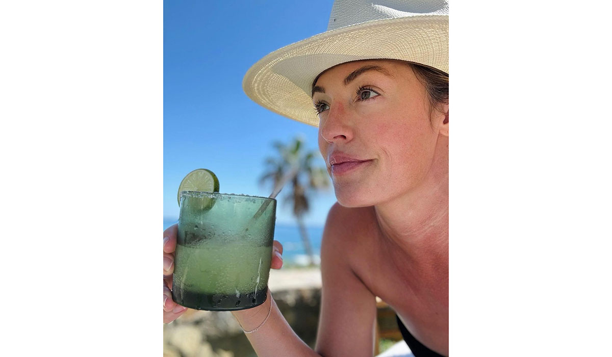 cat deeley shows off flawless skin as she enjoys a three-day solo trip to mexico