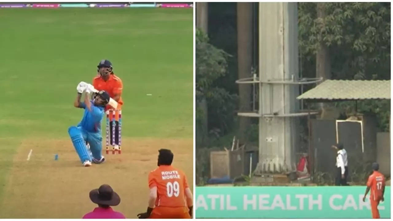 ishan kishan smashes a six into the bushes after returning to cricket ahead of ipl 2024