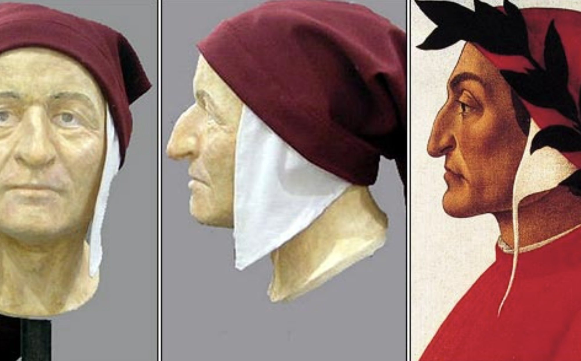 face of dante reconstructed for the first time