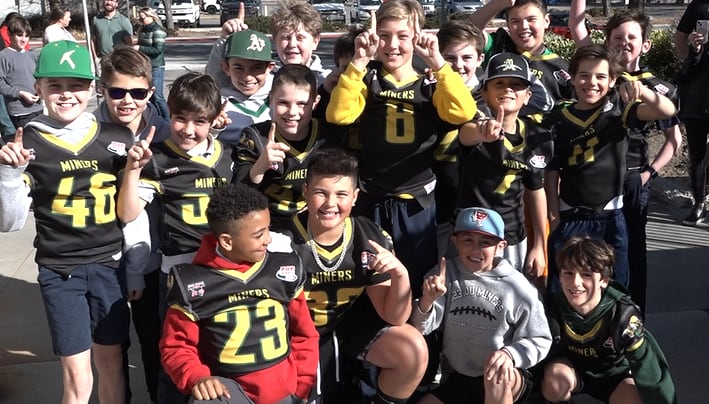 10U Miners Pop Warner Football Team Honored By Sparks City Council