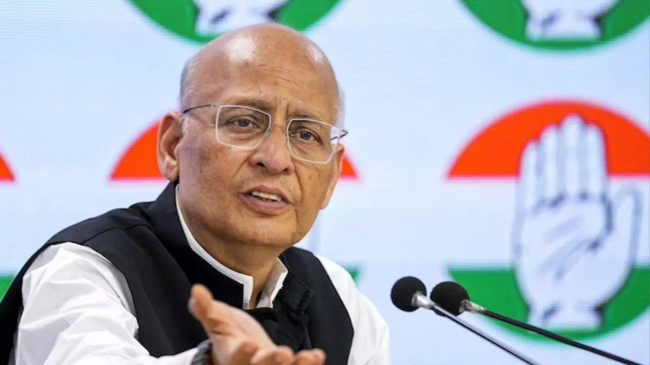 'they supped with us...': after himachal rajya sabha loss, singhvi's barbed commentary on defecting congress mlas