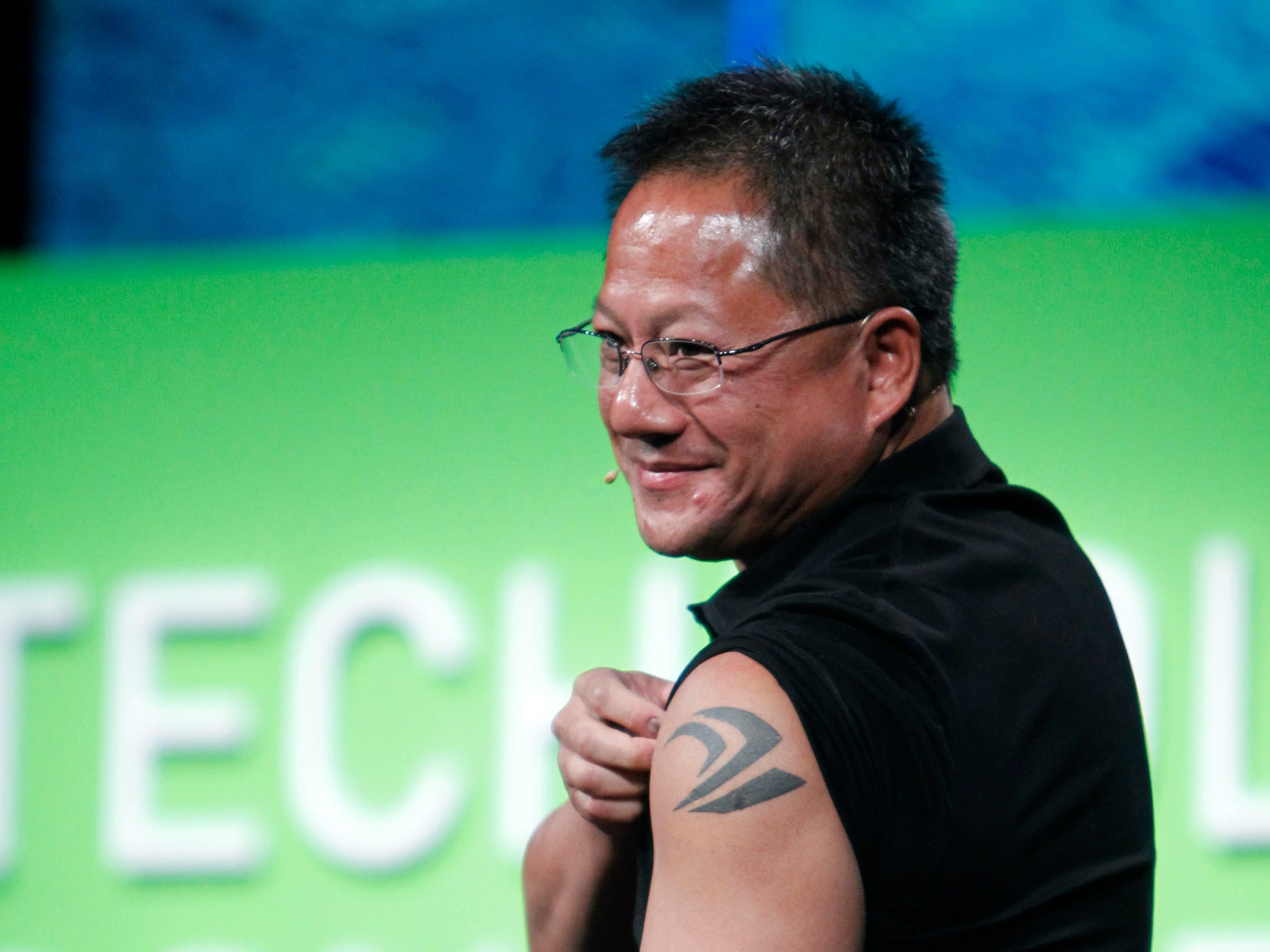 amazon, 10 fascinating facts about nvidia ceo jensen huang, who has a company tattoo and dozens of direct reports