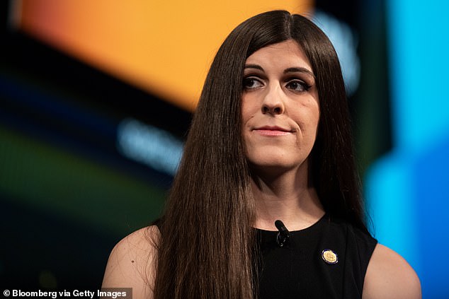 transgender virginia state senator danica roem storms out of chamber after she was called sir by state lieutenant winsom sears, who's up-and-coming gop star