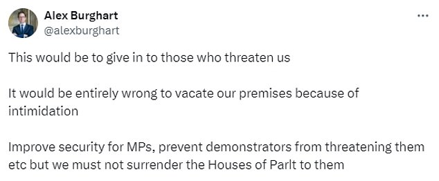 labour's harriet harman sparks fury as she says mps should be able to wfh to stop them feeling 'under pressure' from protesters at parliament