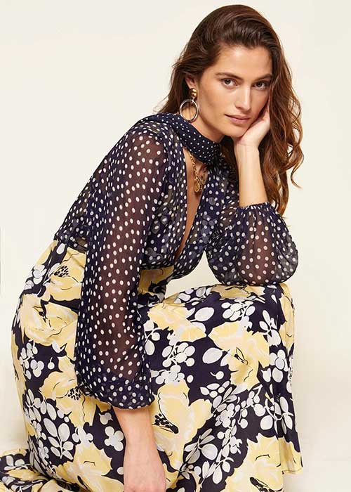spend or splurge: dunnes stores' floral midi dress is a dupe for rixo
