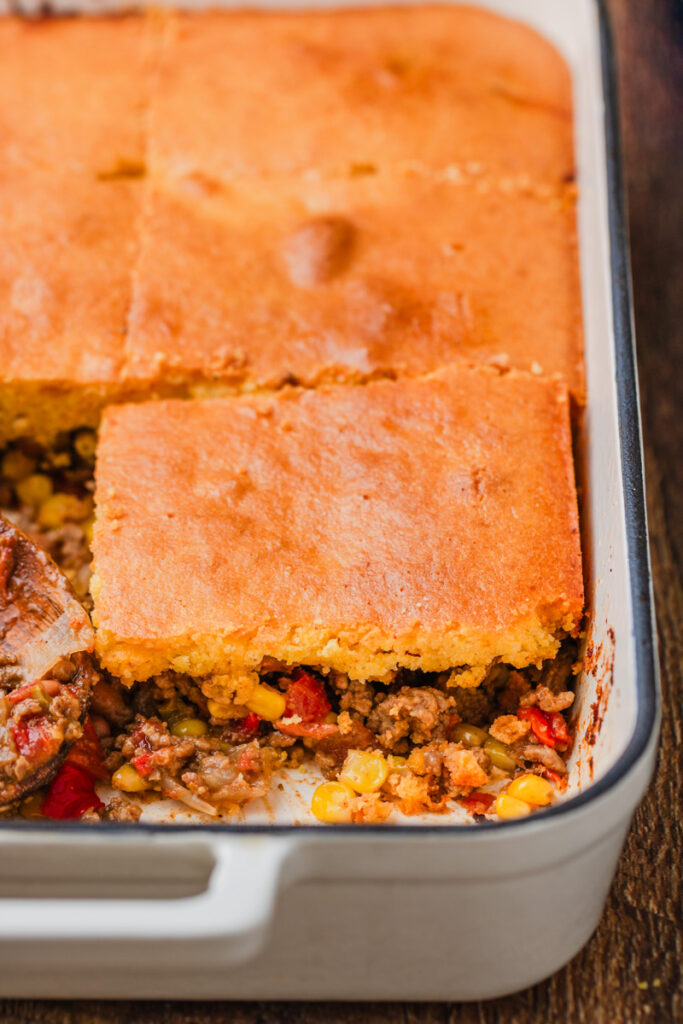 Cowboy Cornbread Casserole